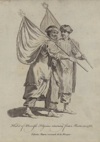 Habit of Moorish Pilgrims Returning from Mecca in 1586 by English School